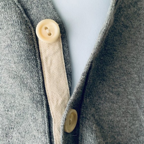 CREWCUTS grey cardigan size 8 - Picture 8 of 10